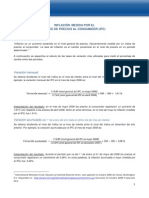 Definición:: Inflación Medida Por El Índice de Precios Al Consumidor (Ipc)