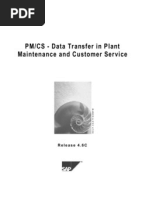 PM/CS - Data Transfer in Plant Maintenance and Customer Service