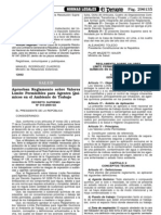 D.S N° 015-2005-SA LMP AGENTES QUIMICOS AMBIENTE TRABAJO (1)
