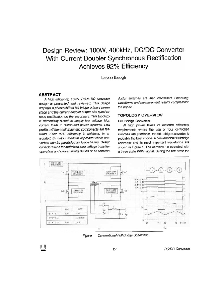 DC-DC Converter Tutorial | PDF | Business