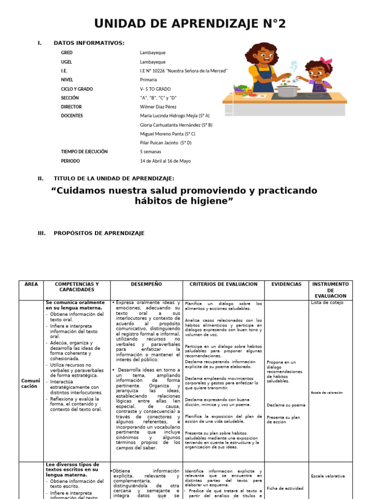 Unidad2-2025 - Sesion de Aprendizaje 02 Corregido | PDF | Datos | Geometría
