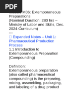 Master Formulation vs. Compounding Records | PDF | Pharmacist