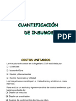 Unidad II ACU_Cuantificacion