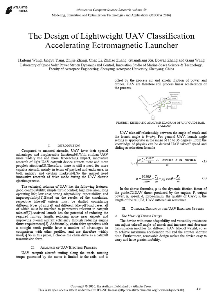 The Design of Lightweight UAV Classification Accel | PDF | Unmanned ...