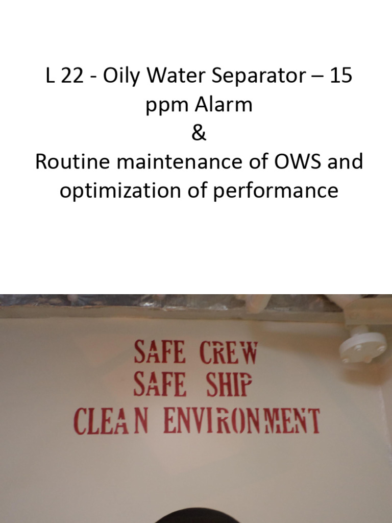 Ows l22 - 24feb | PDF | Mechanical Engineering | Chemical Engineering