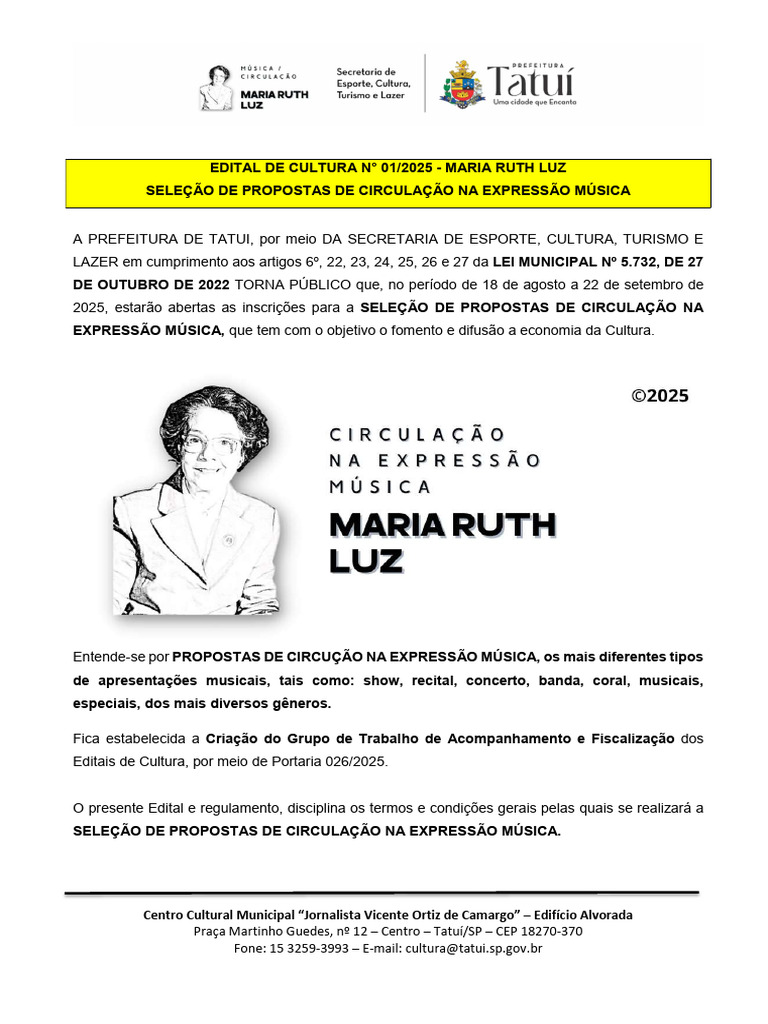 01.Mrl.2024 - Maria Ruth Luz - Edital Completo | PDF | Acessibilidade