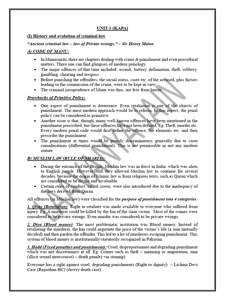 BNS Notes | PDF | Mens Rea | Crimes