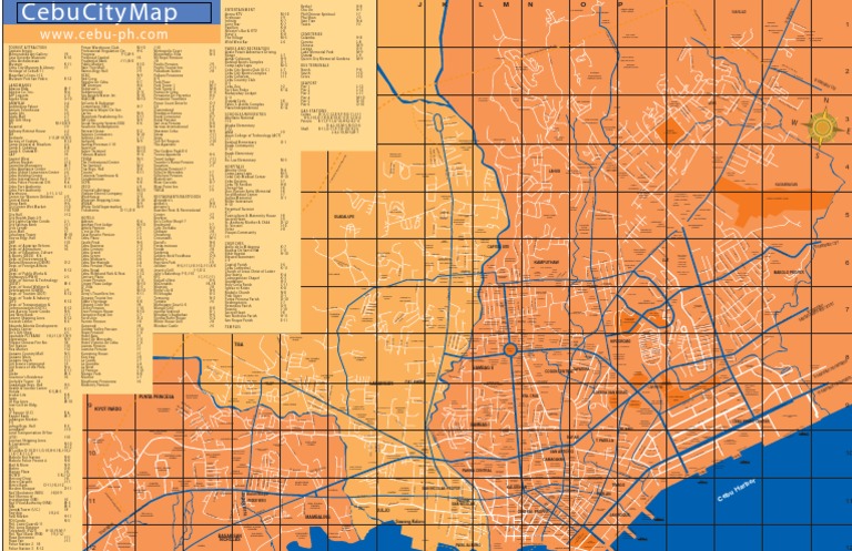 Detailed Map of Cebu City | PDF