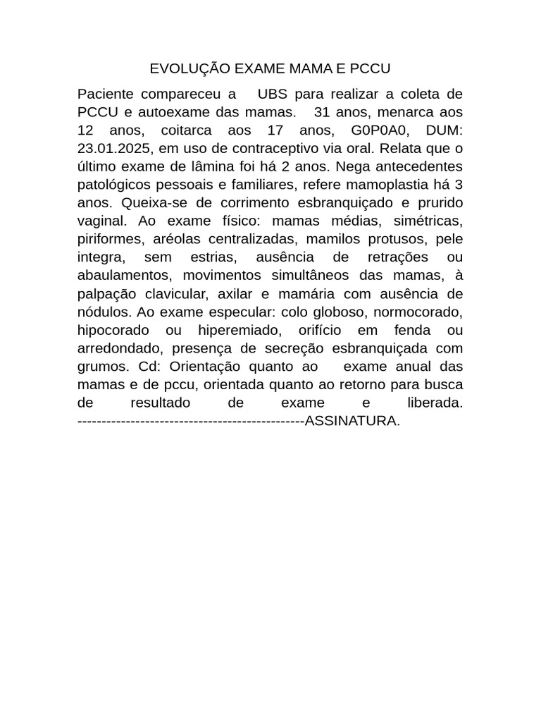 EVOLUÇÃO Pccu | PDF