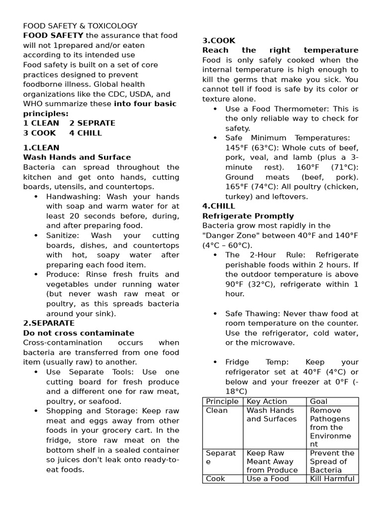 Food Safety | PDF | Hazards | Food Safety