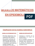 Modelos Matemáticos en Epidemiologia