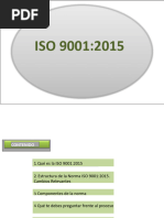 Control de Cambios en ISO 9001:2015 | PDF | Calidad (comercial ...