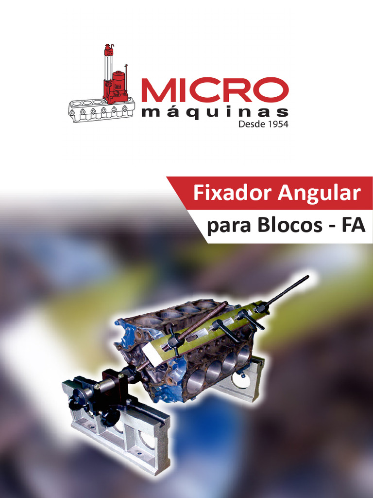 fixador angular de bloco V8 | PDF