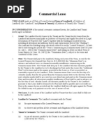 Download Commercial Lease Short Form by Legal Forms SN1041975 doc pdf