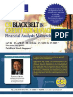 CSI Black Belt in Credit Risk Management - Financial Analysis Master Class (Singapore), featuring Mr. TOMMY SEAH