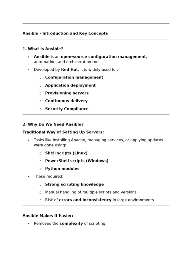 Ansible | PDF | Information Technology | Computer Science