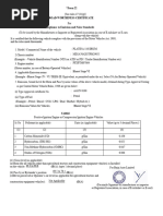 RTO Form 22: Vehicle Compliance Certificate | PDF | Transport | Vehicles