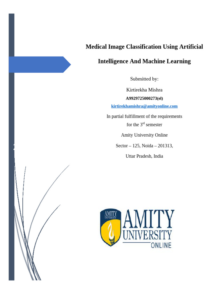 Medical Image Classification Project Report | PDF | Machine Learning ...