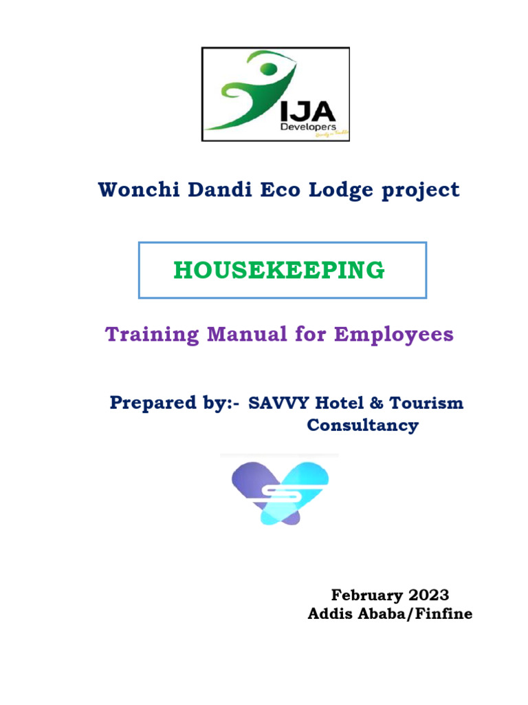 Housekeeping Training Manual PDF | PDF | Housekeeping