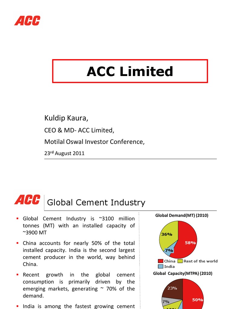 Indian Cement Industry Overview 2011 | PDF | Economic Growth | Cement