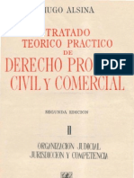 ALSINA, Hugo. Derecho Procesal Civil y Comercial - Tomo II