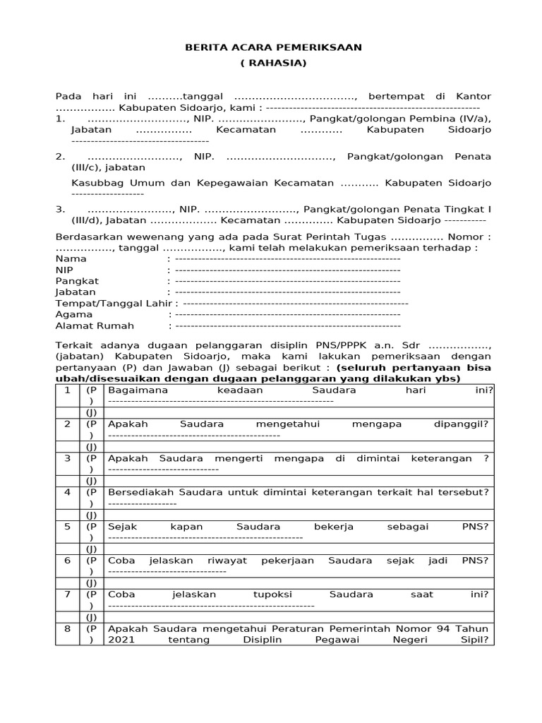 Contoh Bap | PDF