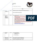 Department Meeting Agenda Minutes August 27 2012