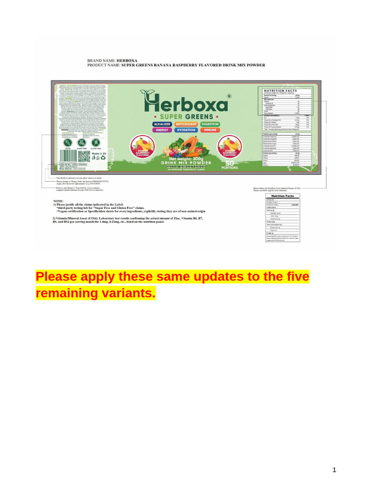Label Review & Assessment | PDF