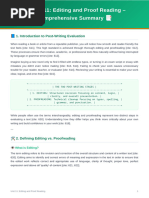 Redrafting, Editing & Proofreading Guide | PDF | Proofreading | Linguistics