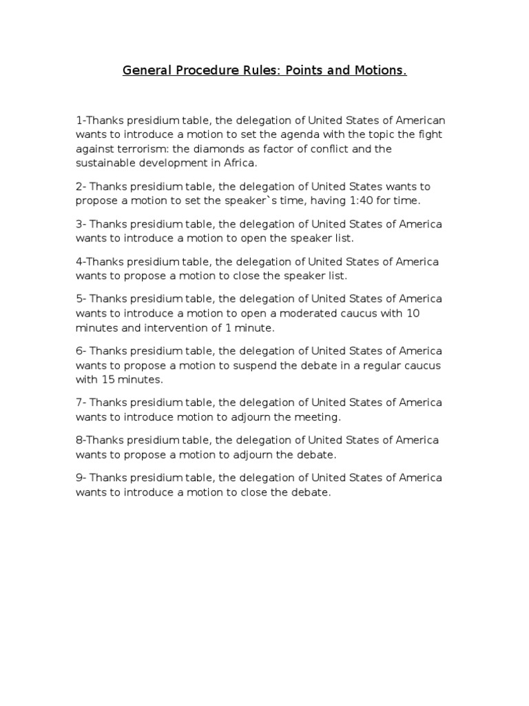 Motion of G8 Word 97-03 | PDF