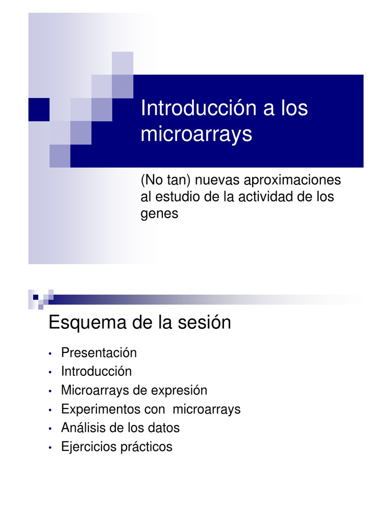 Microarrays de DNA | PDF | Adn Microarray | Organismos