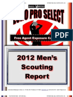 2012 Euro Pro Select Mens Scouting Report - iBall United