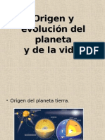 Origen y Evolución Del Planeta