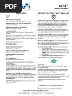 Foster Flextra Sealant 95-50 Data Sheet | PDF | Thermal Insulation ...