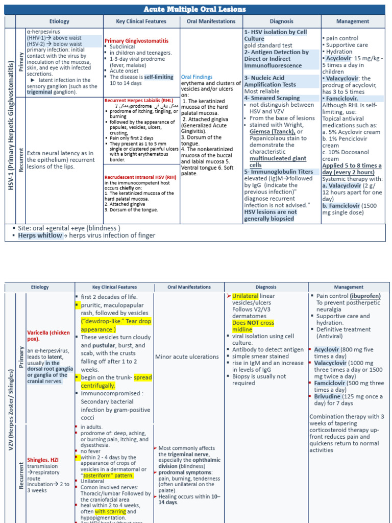 lec 1&2 visiculo bullous lession | PDF | Clinical Medicine | Diseases ...