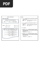 Calculus Module Note