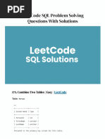 SQL Query for Second Highest Salary | PDF | Computing | Computer Data