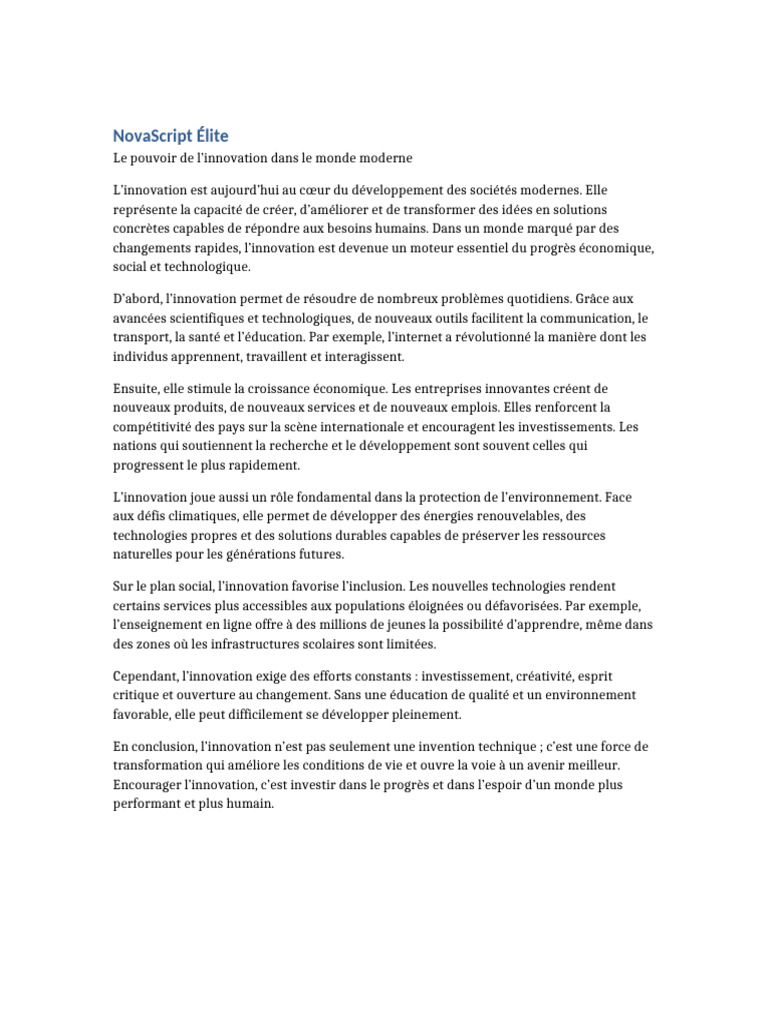 NovaScript Elite 2026 | PDF