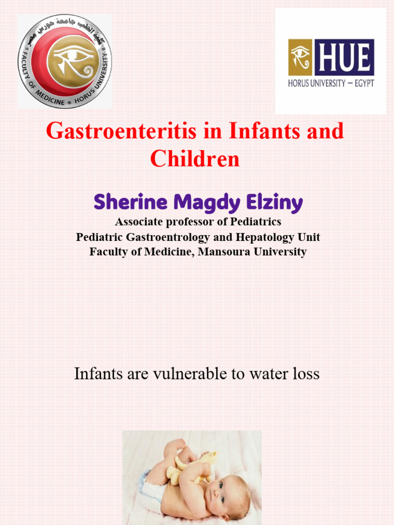 Lecture 1-Gastroenteritis in Infants and Children | PDF | Diarrhea ...