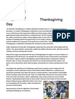 Thanksgiving Day - Trabalho de Inglês