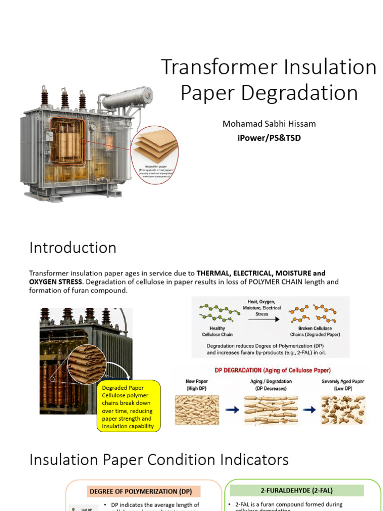 Transformer Insulation Paper Degradation | PDF | Polymers | Sulfur