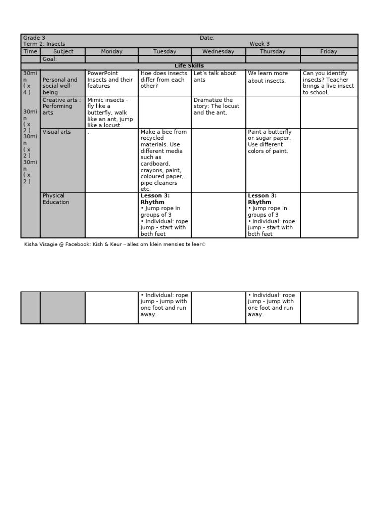 Grade 3 Term 2 Week 3 Mg55ym | PDF | Insects