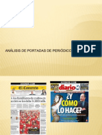 Analisis de Portada de Periodicos Peruanos