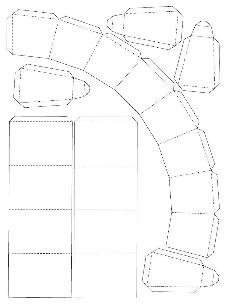 (Skrapbukings - Ru) - Rocket Space Low Poly Papercraft | PDF