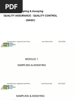 Grade Control Methodology in Mining | PDF | Mining | Hydrogeology