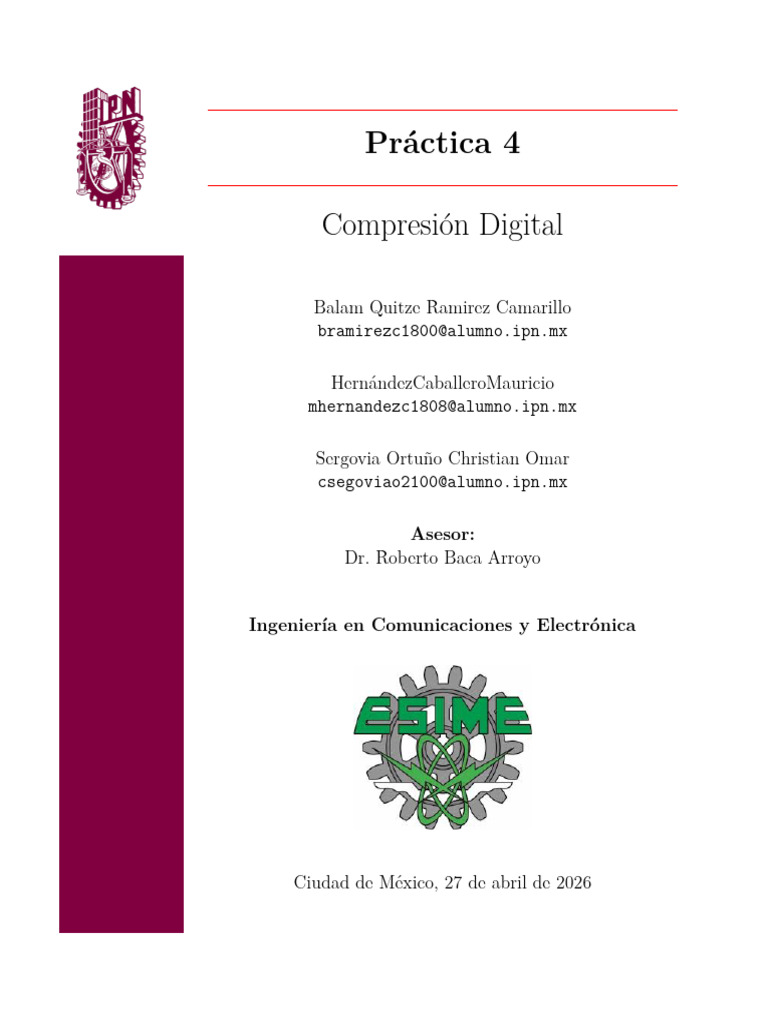 Compresión Digital | PDF | Compresión de datos | Red eléctrica