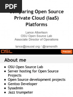 Comparing Open Source Private Cloud Platforms Presentation