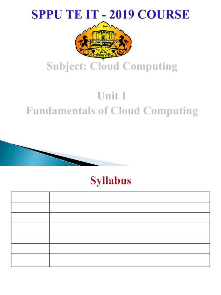 CC_Final - UNIT 1-Final | PDF | Cloud Computing | Software As A Service