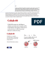 Cobalt 60 Formation &amp; Details