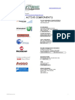 Active Components: For Complete Listing Please Go To